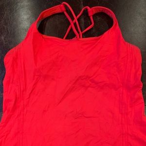 Lululemon Strappy Red Tank - Size 8